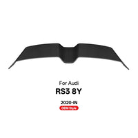Becquet Carbone Audi RS3 8Y Style OEM 2020+ - détail du montage - Becquet Voiture