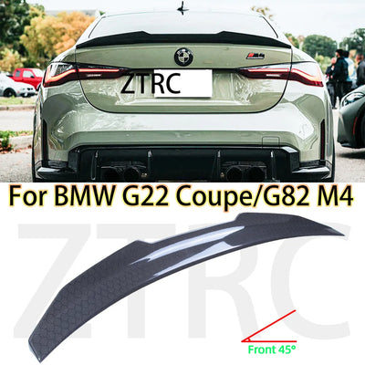 Becquet Carbone BMW G22 Coupé G82 M4 PSM Style - vue de dessus - Becquet Voiture