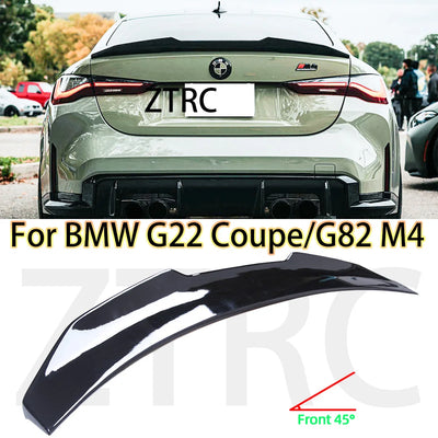 Becquet Carbone BMW G22 Coupé G82 M4 PSM Style - vue de face 2 - Becquet Voiture