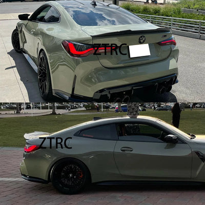 Becquet Carbone BMW G22 Coupé G82 M4 PSM Style - vue de profil - Becquet Voiture