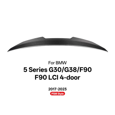 Becquet Carbone BMW Série 5 G30 G38 F90 2017-2023 - détail du montage - Becquet Voiture