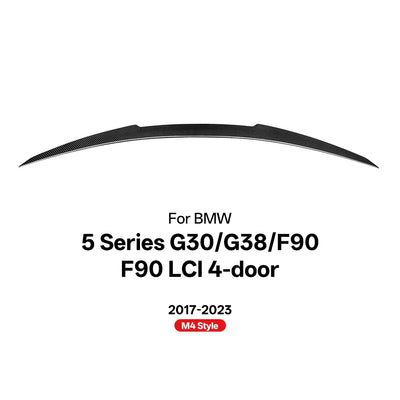 Becquet Carbone BMW Série 5 G30 G38 F90 2017-2023 - en situation - Becquet Voiture