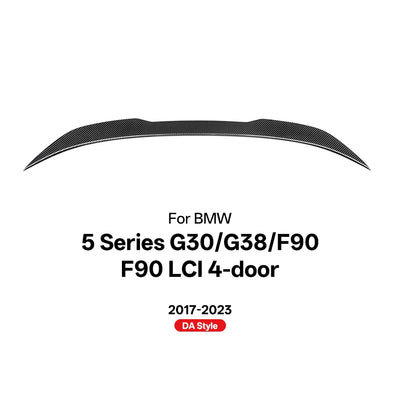 Becquet Carbone BMW Série 5 G30 G38 F90 2017-2023 - vue de dessus - Becquet Voiture