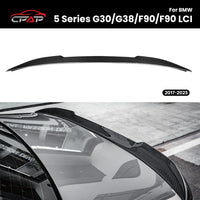 Becquet Carbone BMW Série 5 G30 G38 F90 2017-2023 - vue de face - Becquet Voiture
