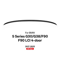 Becquet Carbone BMW Série 5 G30 G38 F90 2017-2023 - vue rapprochée - Becquet Voiture