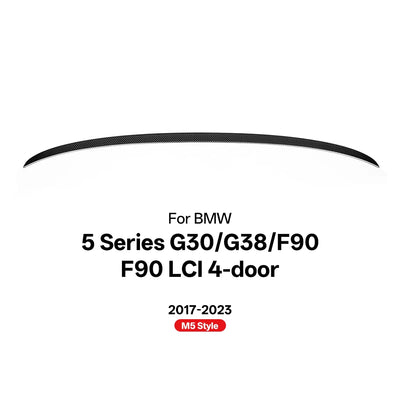 Becquet Carbone BMW Série 5 G30 G38 F90 2017-2023 - vue rapprochée - Becquet Voiture