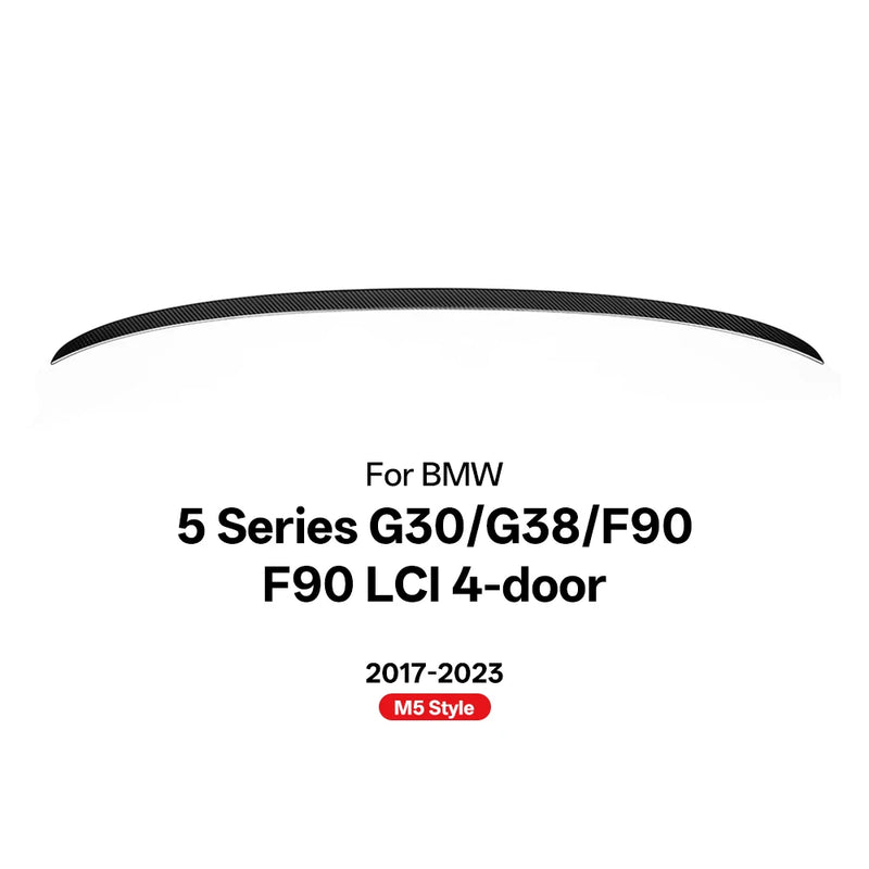 Becquet Carbone BMW Série 5 G30 G38 F90 2017-2023 - vue rapprochée - Becquet Voiture