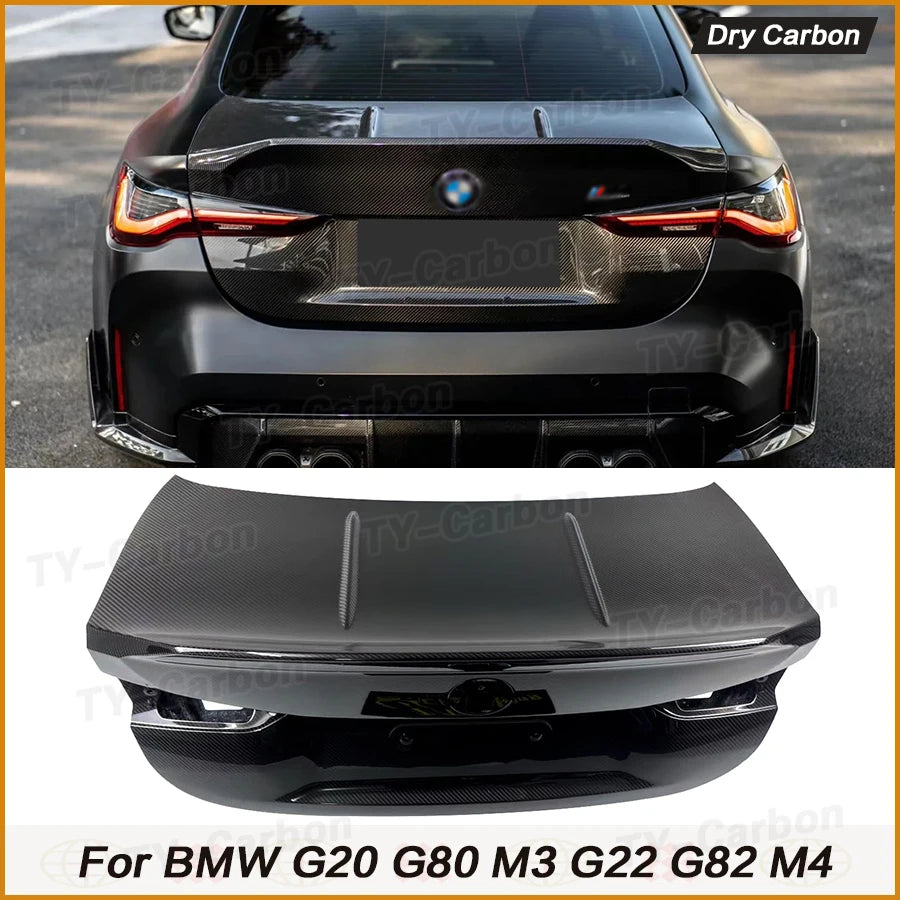 Becquet Carbone CSL BMW G20 G80 M3 G22 G82 M4 2021+ - vue de face - Becquet Voiture