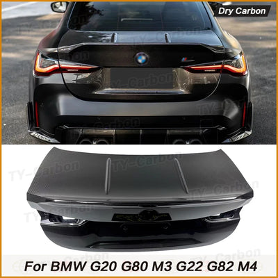 Becquet Carbone CSL BMW G20 G80 M3 G22 G82 M4 2021+ - vue de face - Becquet Voiture