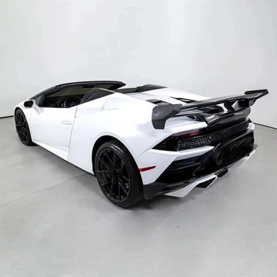 Becquet Carbone Lamborghini Huracan LP610 V Style - vue de trois-quarts - Becquet Voiture