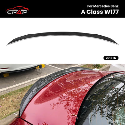 Becquet Carbone Mercedes Classe A W177 OEM 2018+ - détail du montage - Becquet Voiture