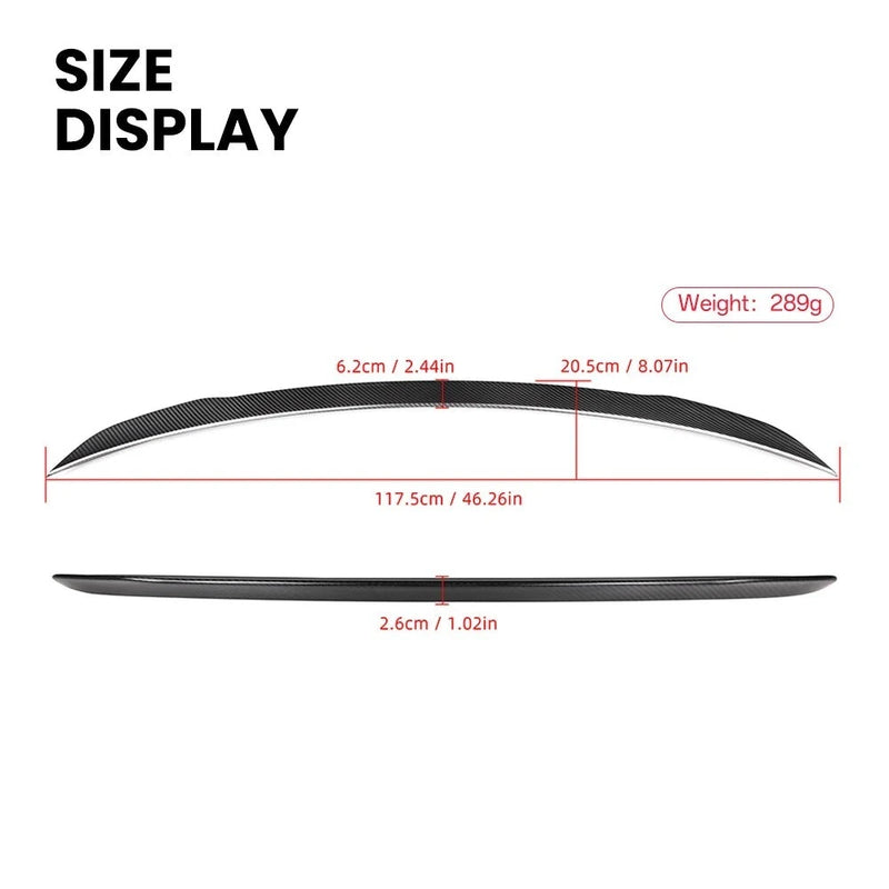 Carbon-Lippe Mercedes A-Klasse W177 OEM 2018+ - Studio-Packshot - Becquet Voiture