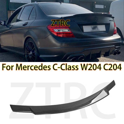 Becquet Carbone Mercedes Classe C W204 C204 C74 - vue de face - Becquet Voiture