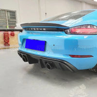 Becquet Carbone Porsche 718 Boxster Cayman 2016+ - vue arrière - Becquet Voiture