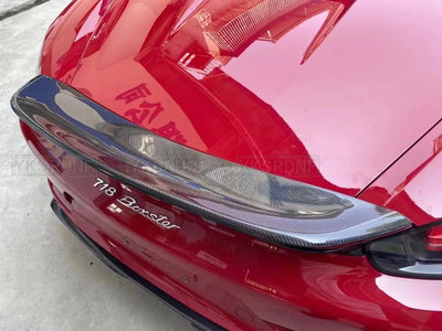 Becquet Carbone Porsche 718 Boxster Cayman 2016+ - vue de profil - Becquet Voiture