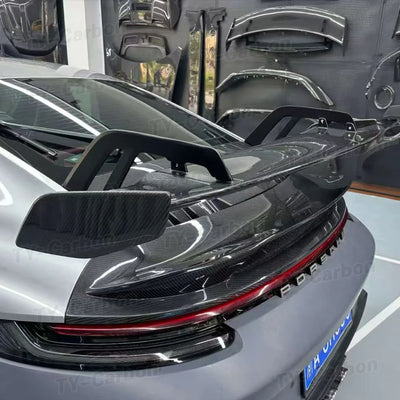 Becquet Carbone Porsche 911 992 Carrera 2019+ Style GT3 - vue de profil - Becquet Voiture