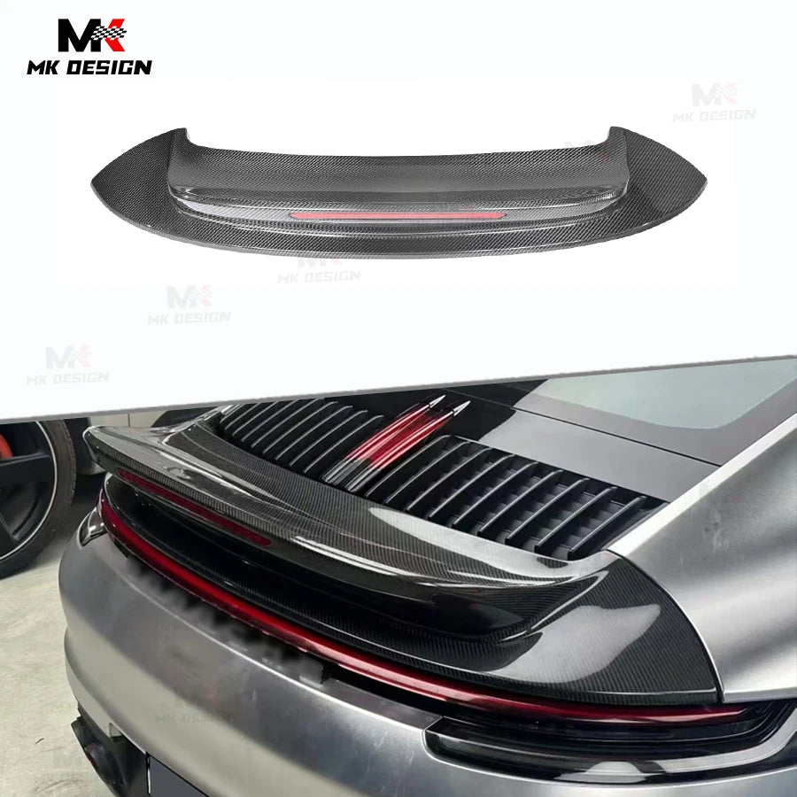 Becquet Carbone Porsche 911 992 SC Style 2019-2023 - vue de face - Becquet Voiture