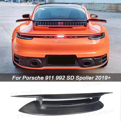 Becquet Carbone Porsche 911 992 Style SD - vue de face - Becquet Voiture