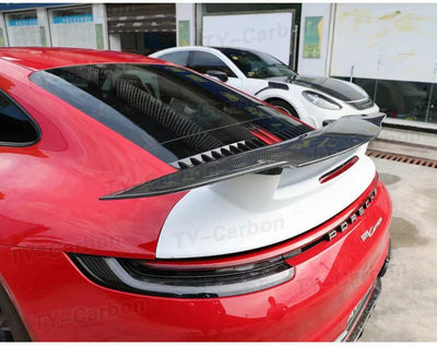Becquet Carbone Porsche 911 992 Style SD - vue rapprochée - Becquet Voiture