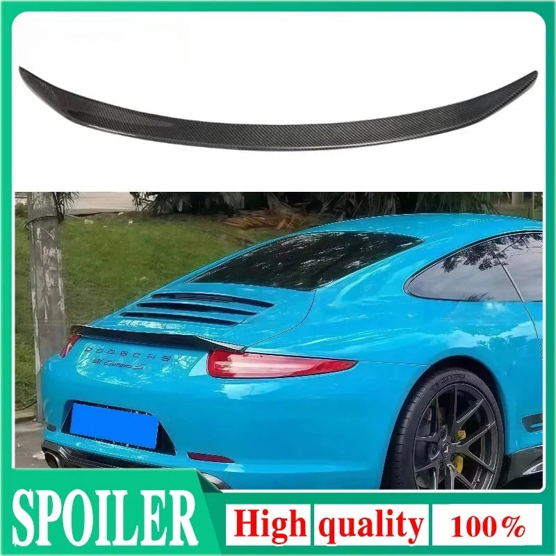 Becquet Carbone Porsche 911 Carrera 991 2012-2015 - vue de face - Becquet Voiture