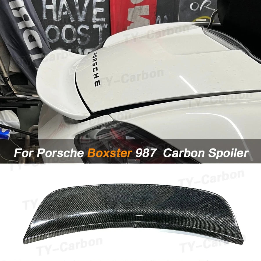 Becquet Carbone Porsche 987 Boxster Coupé 2005-2012 - vue de face - Becquet Voiture