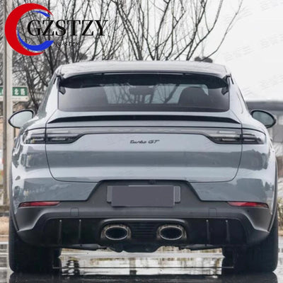 Becquet Carbone Porsche Cayenne Coupé 2019-2023 - vue de trois-quarts - Becquet Voiture