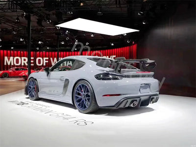 Becquet Carbone Porsche Cayman 718 987 997 981 Boxster GT4 - en situation - Becquet Voiture