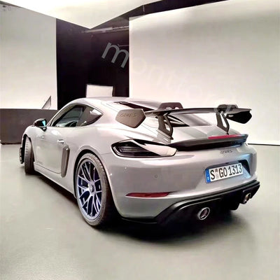 Becquet Carbone Porsche Cayman 718 987 997 981 Boxster GT4 - vue arrière - Becquet Voiture