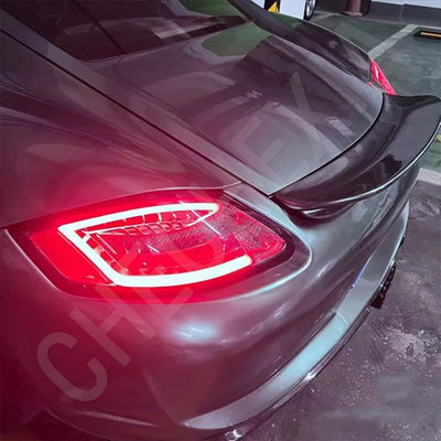 Becquet Carbone Porsche Cayman 987 2006-2012 Aérodynamique - vue de profil - Becquet Voiture