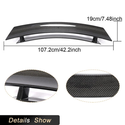 Becquet Carbone Porsche Cayman 987 Coupé 2005-2012 - installé sur véhicule - Becquet Voiture