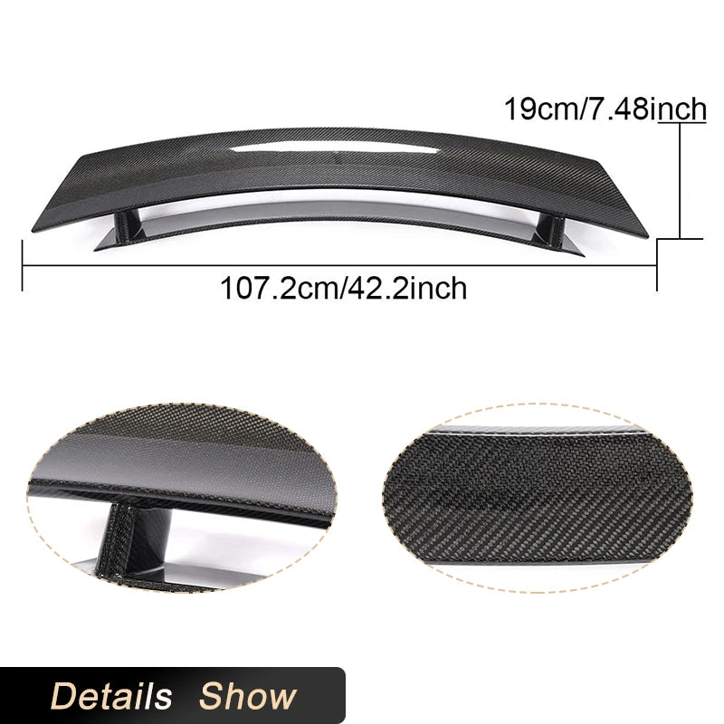 Becquet Carbone Porsche Cayman 987 Coupé 2005-2012 - installé sur véhicule - Becquet Voiture