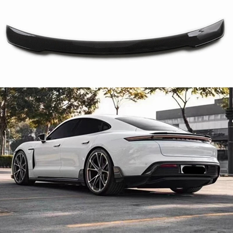Becquet Carbone Porsche Taycan 2019-2023 Body Kit - vue de face - Becquet Voiture
