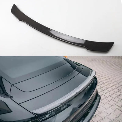 Becquet Carbone Porsche Taycan 2019-2023 Body Kit - vue de trois-quarts - Becquet Voiture