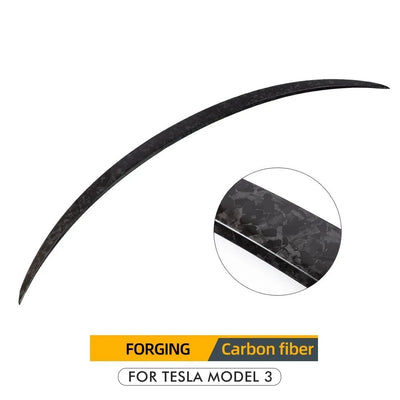 Becquet Carbone Tesla Model 3 Model Y 2022-2023 - en situation 2 - Becquet Voiture