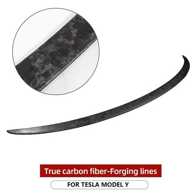 Becquet Carbone Tesla Model 3 Model Y 2022-2023 - vue arrière 3 - Becquet Voiture