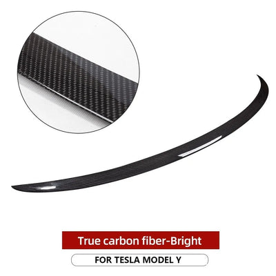 Becquet Carbone Tesla Model 3 Model Y 2022-2023 - vue de face 3 - Becquet Voiture