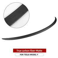 Becquet Carbone Tesla Model 3 Model Y 2022-2023 - vue rapprochée 2 - Becquet Voiture