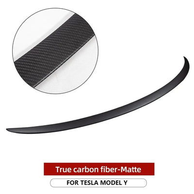 Becquet Carbone Tesla Model 3 Model Y 2022-2023 - vue rapprochée 2 - Becquet Voiture