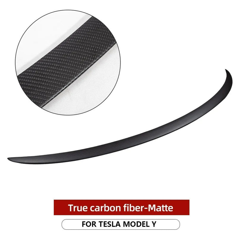 Becquet Carbone Tesla Model 3 Model Y 2022-2023 - vue rapprochée 2 - Becquet Voiture