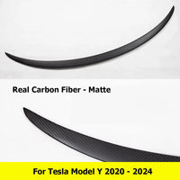 Becquet Carbone Tesla Model Y 2025-2026 Model 3 Highland - vue de face 3 - Becquet Voiture