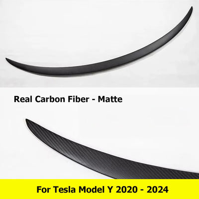 Becquet Carbone Tesla Model Y 2025-2026 Model 3 Highland - vue de face 3 - Becquet Voiture