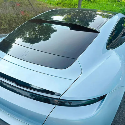 Becquet Central Mid Porsche Taycan 2019+ Carbone - vue de face 2 - Becquet Voiture