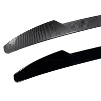 Becquet Central Mid Porsche Taycan 2019+ Carbone - vue de trois-quarts - Becquet Voiture