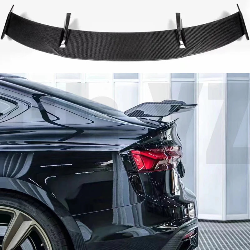 Becquet Coffre Audi A3 A4 A5 A6 RS S Carbone Forgé - vue de trois-quarts - Becquet Voiture