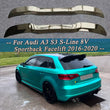 Becquet Coffre Audi A3 S3 8V Sportback Facelift