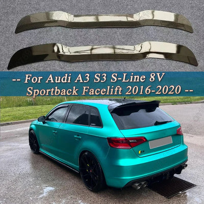Becquet Coffre Audi A3 S3 8V Sportback Facelift - vue de face - Becquet Voiture