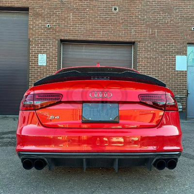 Becquet Coffre Audi A4 S4 B8 PSM Style - en situation - Becquet Voiture