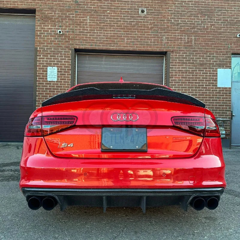 Becquet Coffre Audi A4 S4 B8 PSM Style - vue arrière - Becquet Voiture