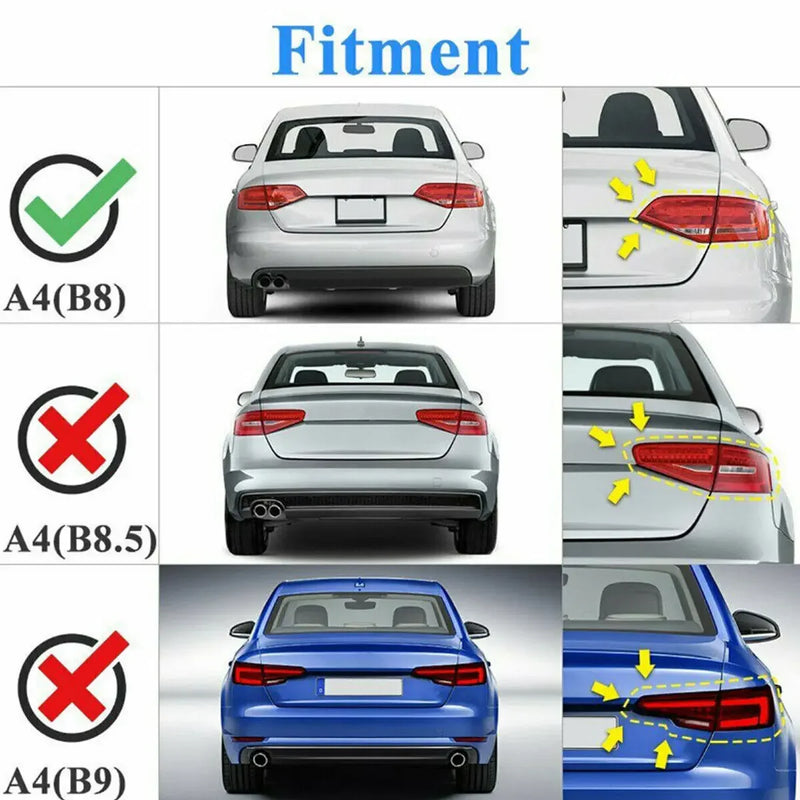 Becquet Coffre Audi A5 B8 Coupe M4 Style - détail du montage - Becquet Voiture