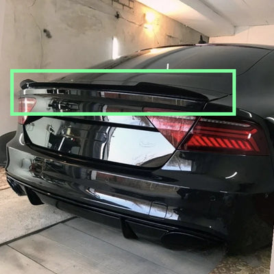 Becquet Coffre Audi A7 S7 RS7 2012-2018 Sport - vue de dessus - Becquet Voiture